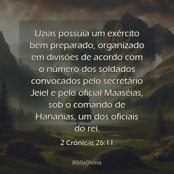 2 Crônicas 26:11