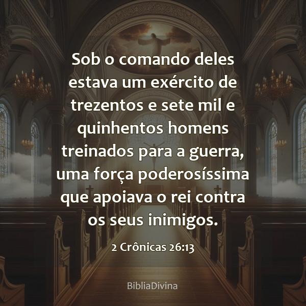 2 Crônicas 26:13