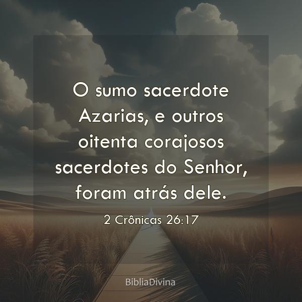 2 Crônicas 26:17