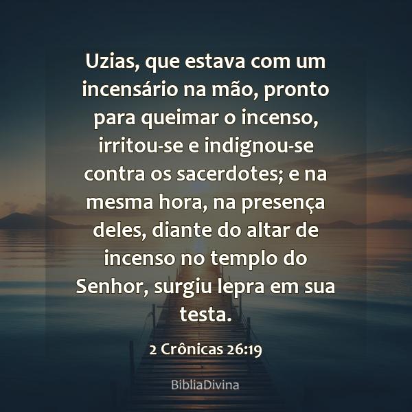 2 Crônicas 26:19