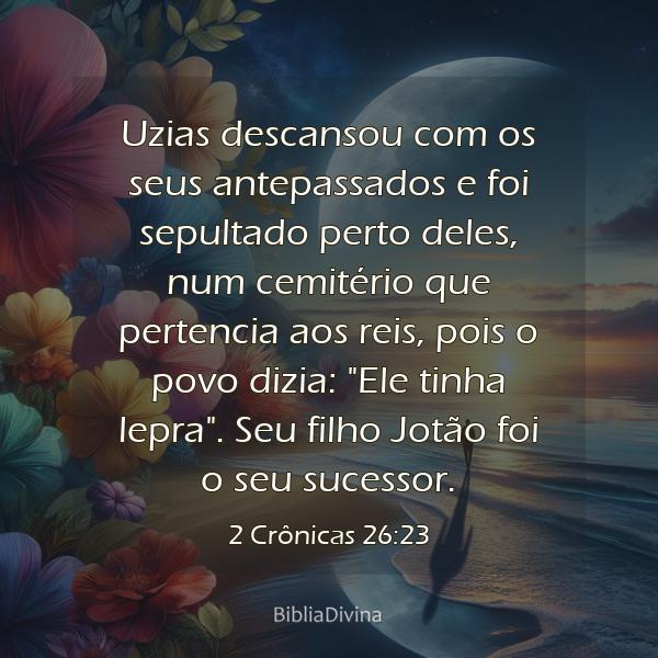 2 Crônicas 26:23