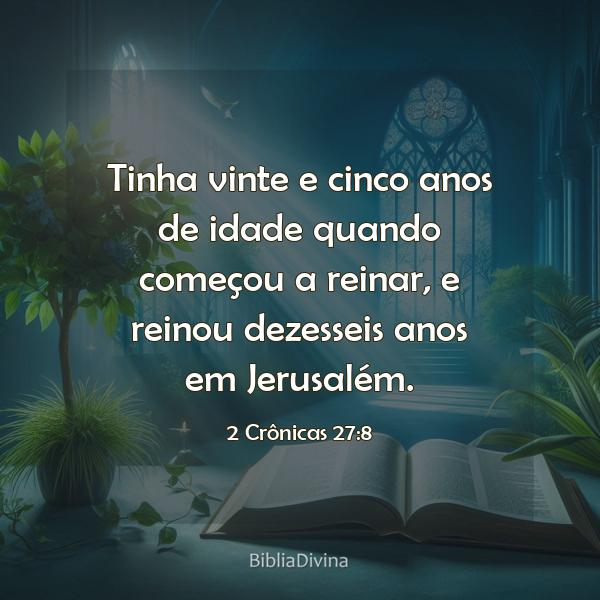 2 Crônicas 27:8