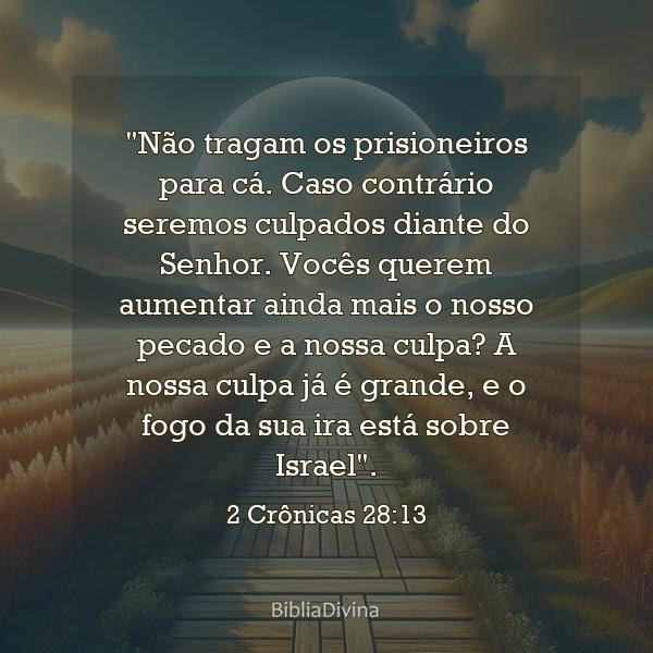 2 Crônicas 28:13