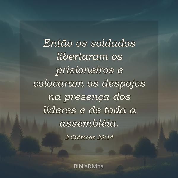 2 Crônicas 28:14