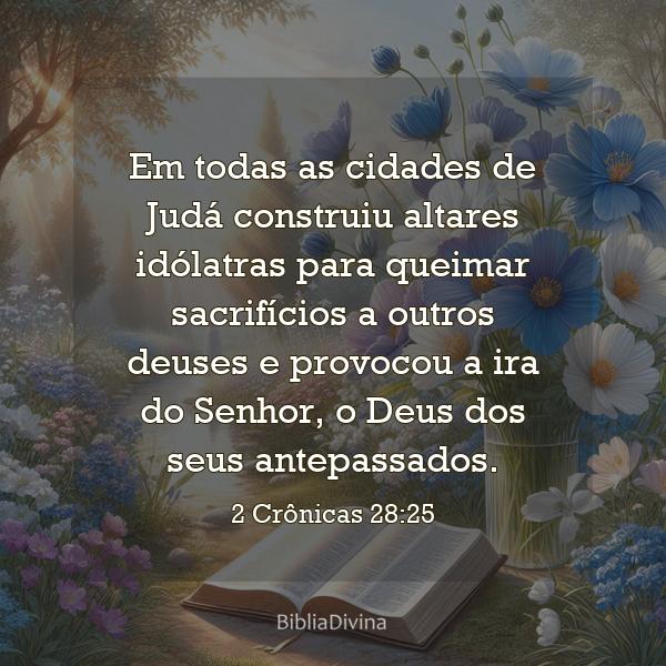 2 Crônicas 28:25