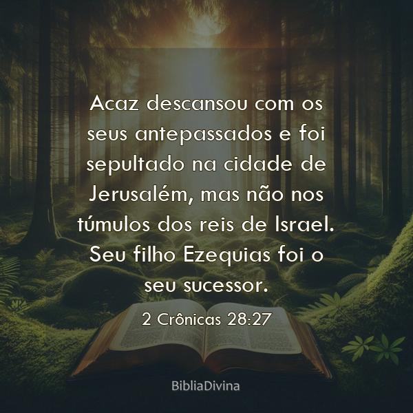 2 Crônicas 28:27