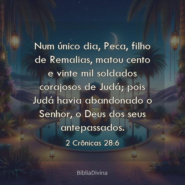 2 Crônicas 28:6