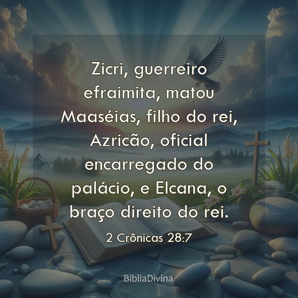 2 Crônicas 28:7