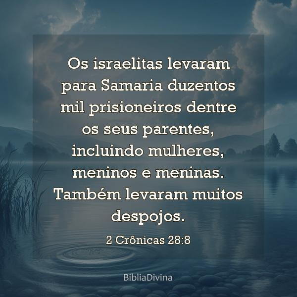 2 Crônicas 28:8