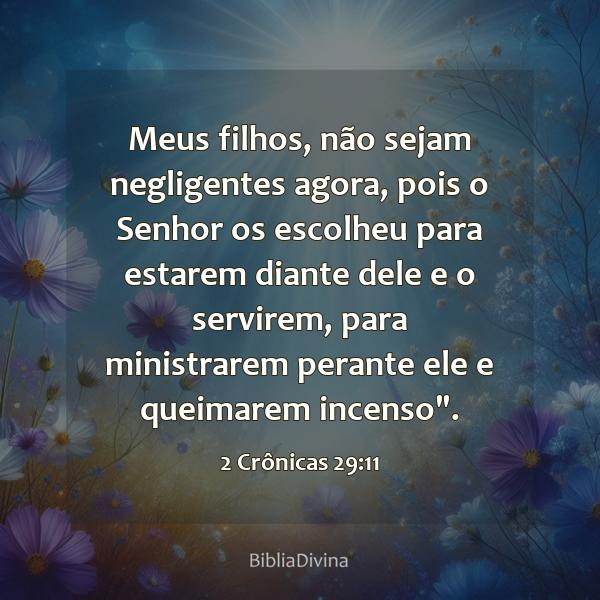 2 Crônicas 29:11