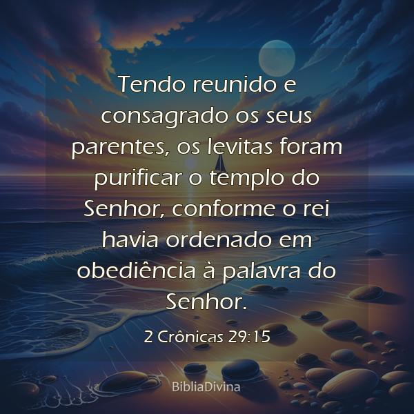 2 Crônicas 29:15