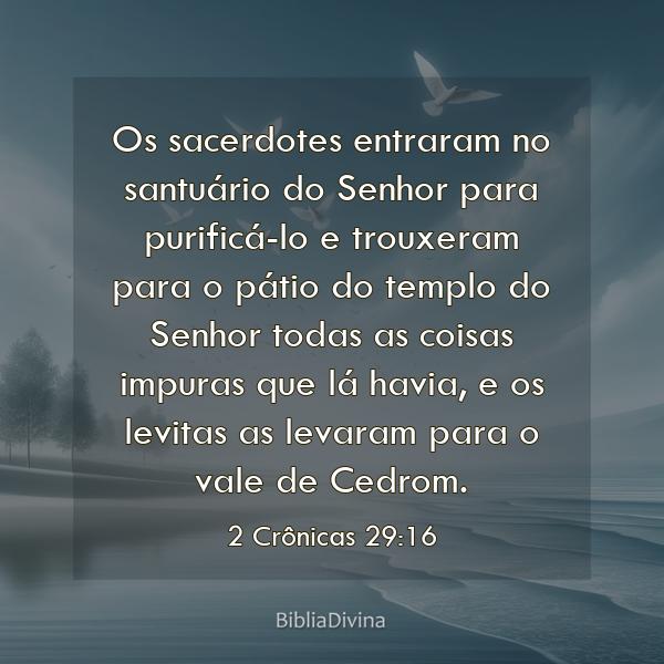 2 Crônicas 29:16