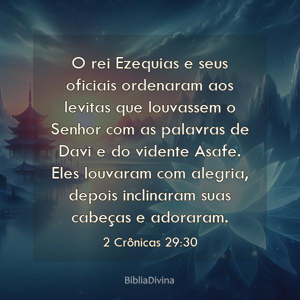 2 Crônicas 29:30