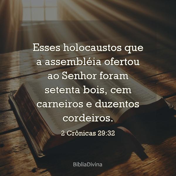 2 Crônicas 29:32