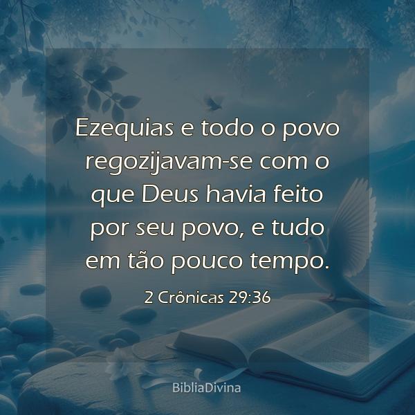 2 Crônicas 29:36