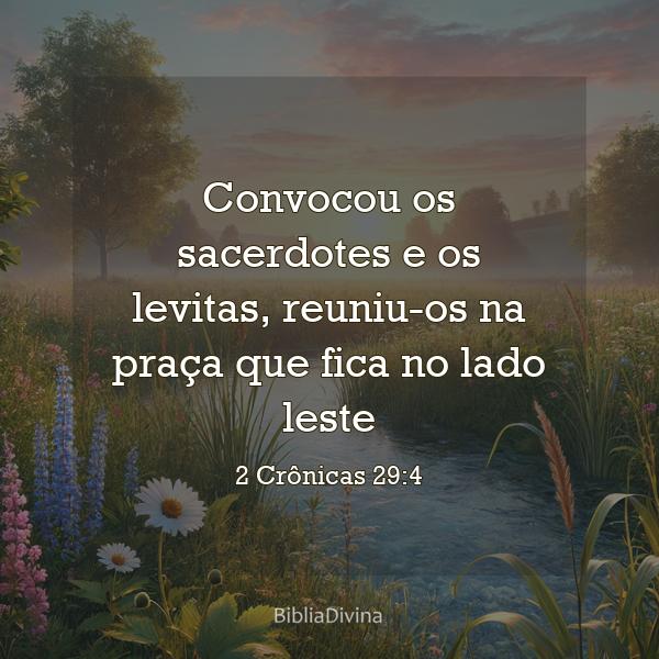 2 Crônicas 29:4