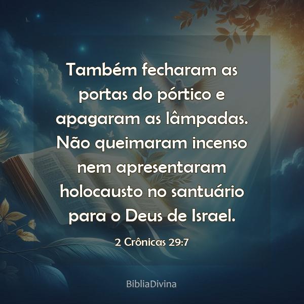 2 Crônicas 29:7