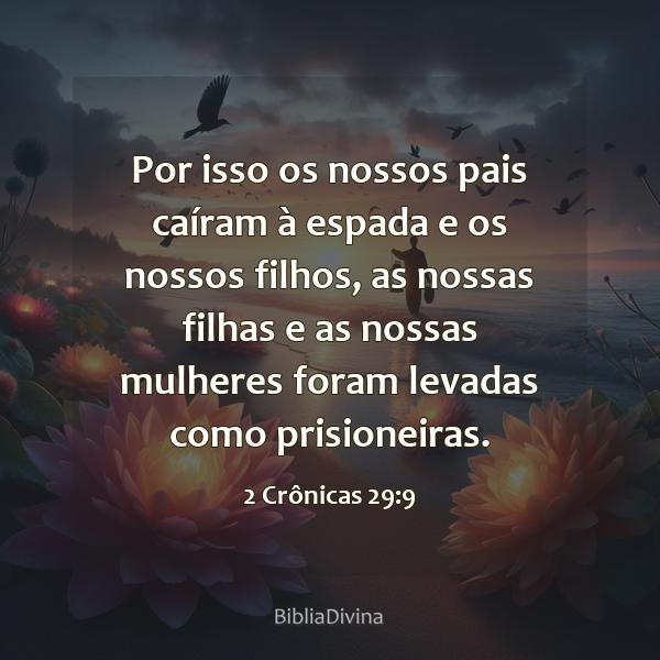 2 Crônicas 29:9