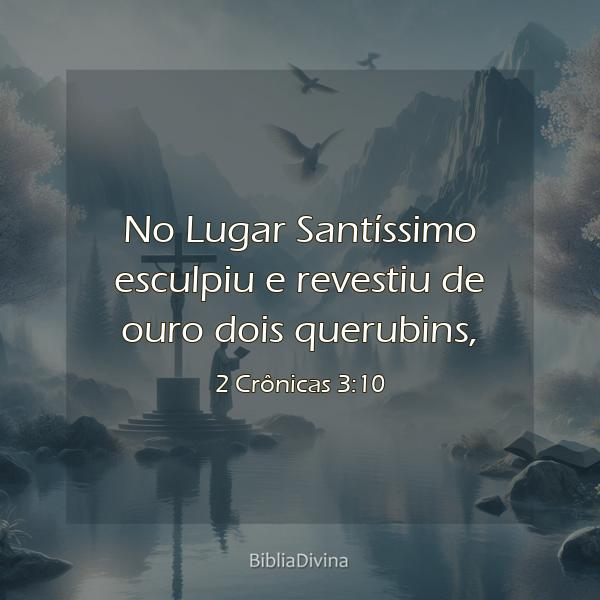 2 Crônicas 3:10