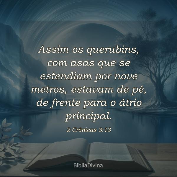 2 Crônicas 3:13