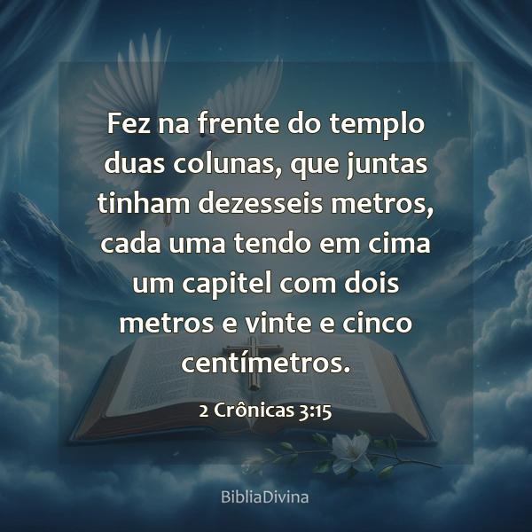 2 Crônicas 3:15