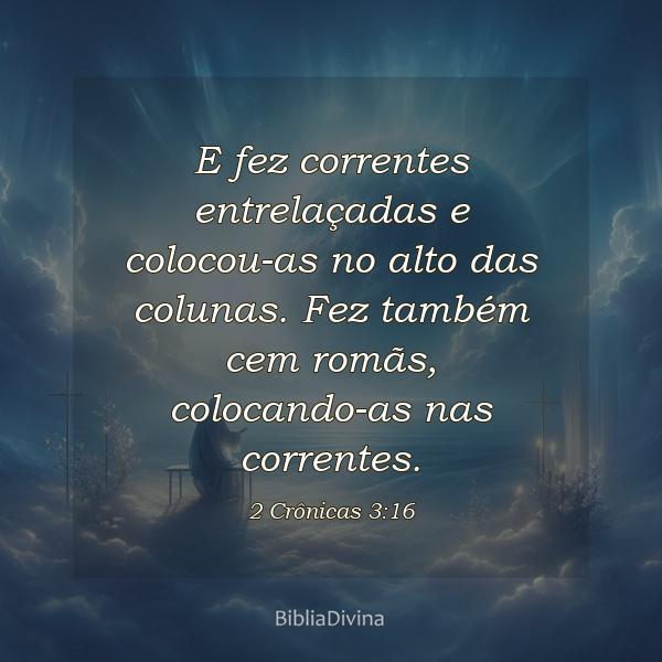 2 Crônicas 3:16