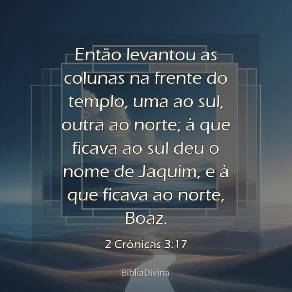 2 Crônicas 3:17