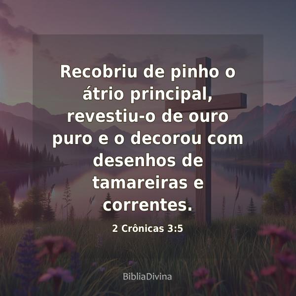 2 Crônicas 3:5