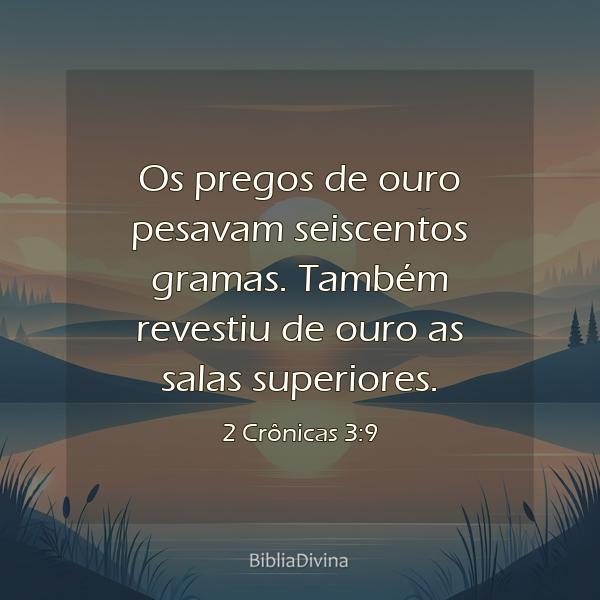 2 Crônicas 3:9