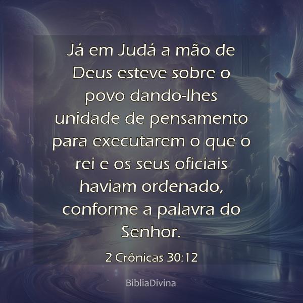 2 Crônicas 30:12