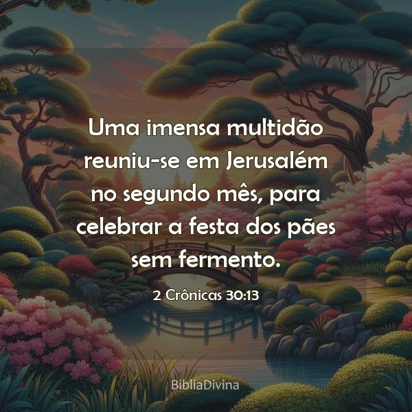 2 Crônicas 30:13