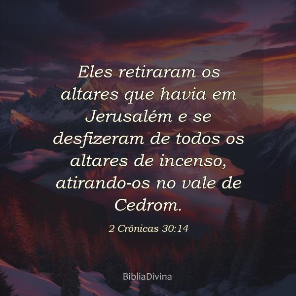 2 Crônicas 30:14