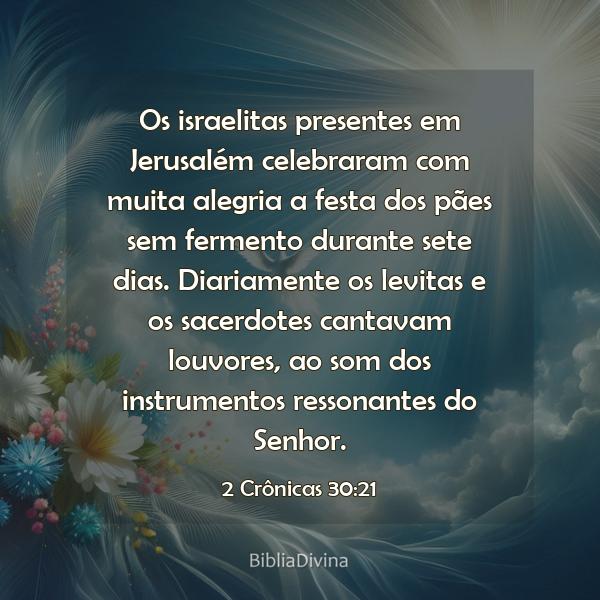 2 Crônicas 30:21