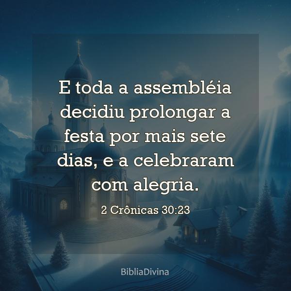 2 Crônicas 30:23