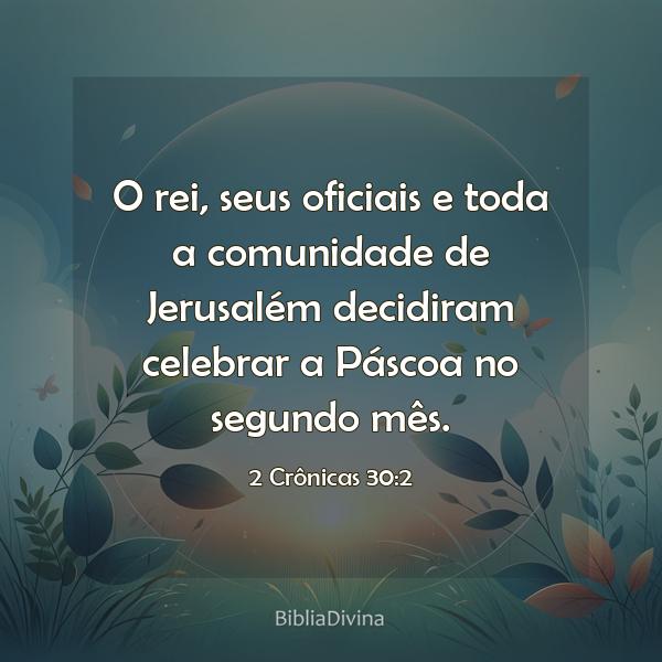 2 Crônicas 30:2