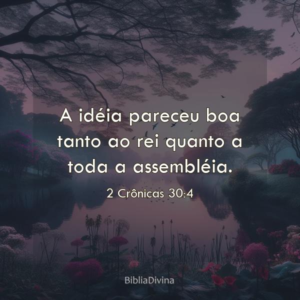 2 Crônicas 30:4