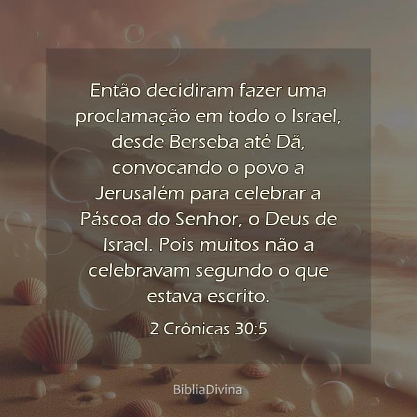 2 Crônicas 30:5