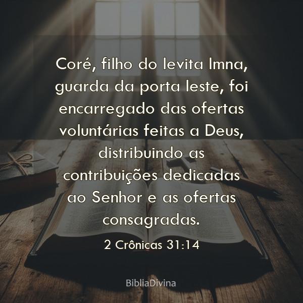 2 Crônicas 31:14