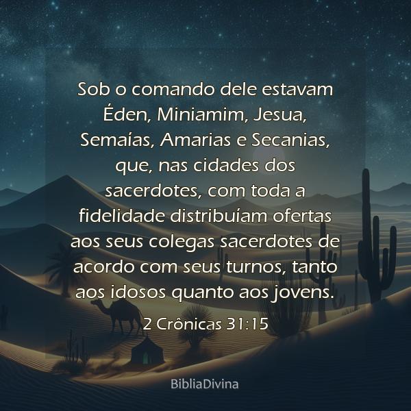 2 Crônicas 31:15