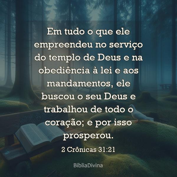 2 Crônicas 31:21