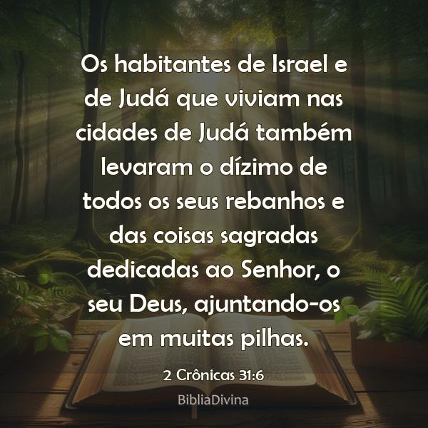 2 Crônicas 31:6