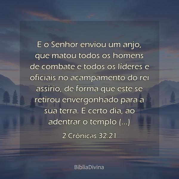 2 Crônicas 32:21