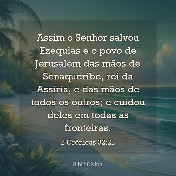 2 Crônicas 32:22