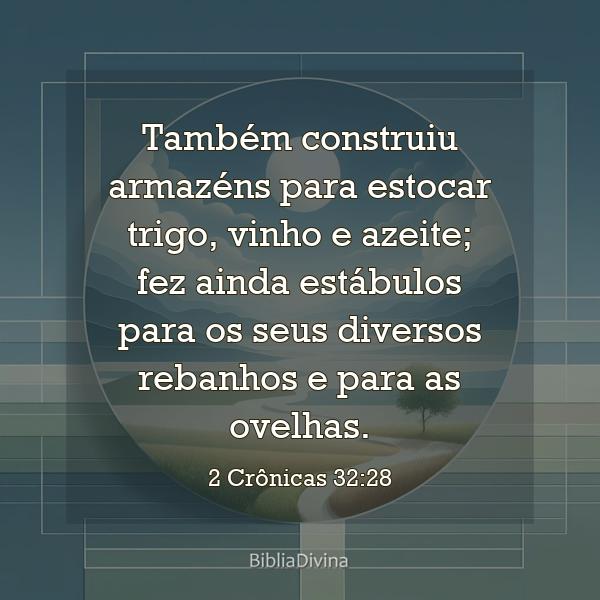 2 Crônicas 32:28