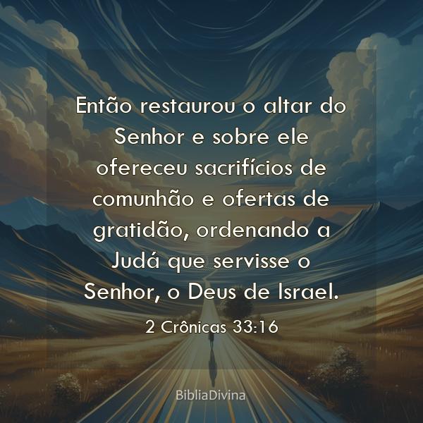 2 Crônicas 33:16