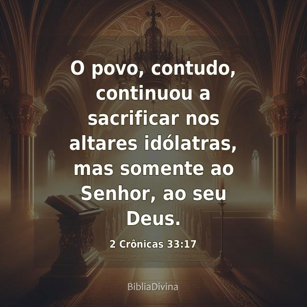 2 Crônicas 33:17