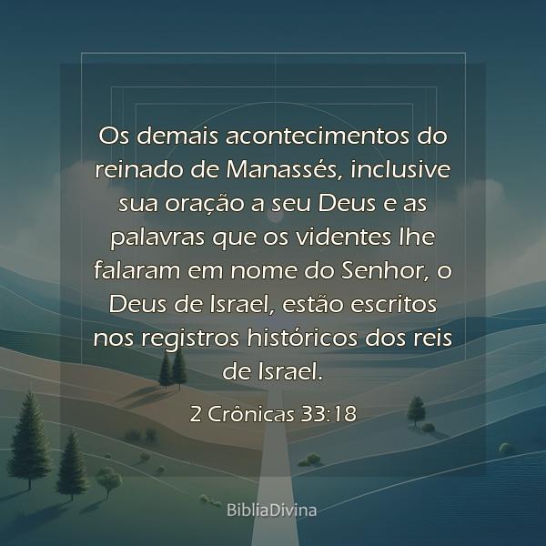 2 Crônicas 33:18