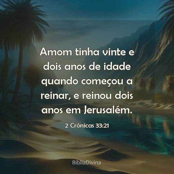 2 Crônicas 33:21