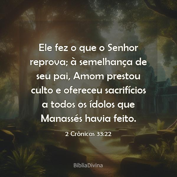 2 Crônicas 33:22