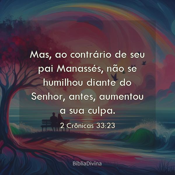 2 Crônicas 33:23